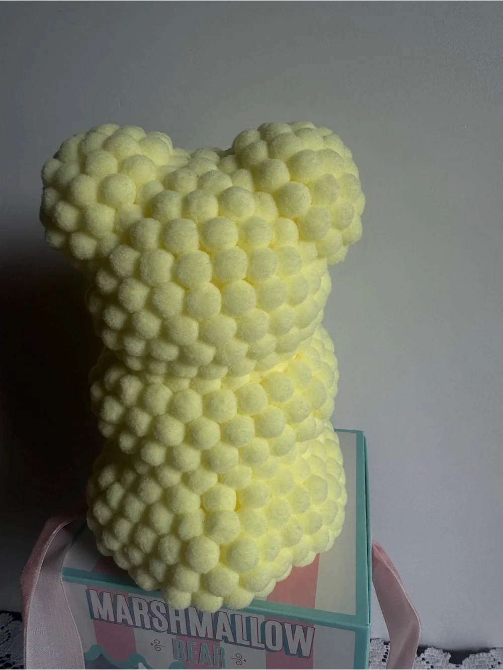 💗5 for $25💗 Motion Design Always & Forever Yellow Marshmallow Bear Decor Plush